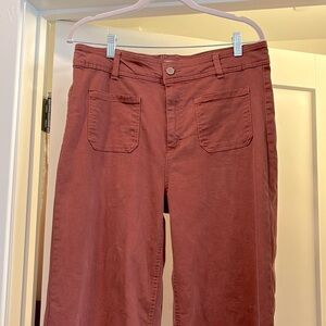 Oat pants color rust